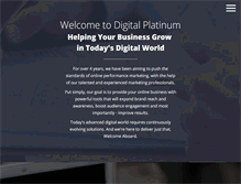 Tablet Screenshot of digital-platinum.com